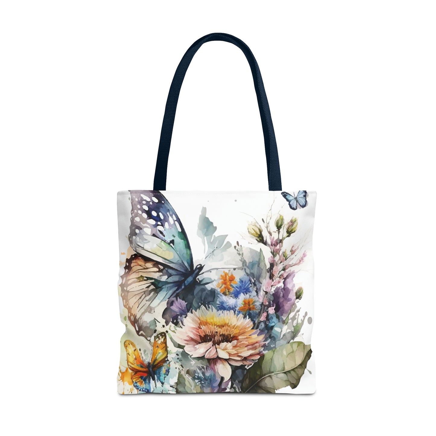 Canvas Bag with Butterfly Prints