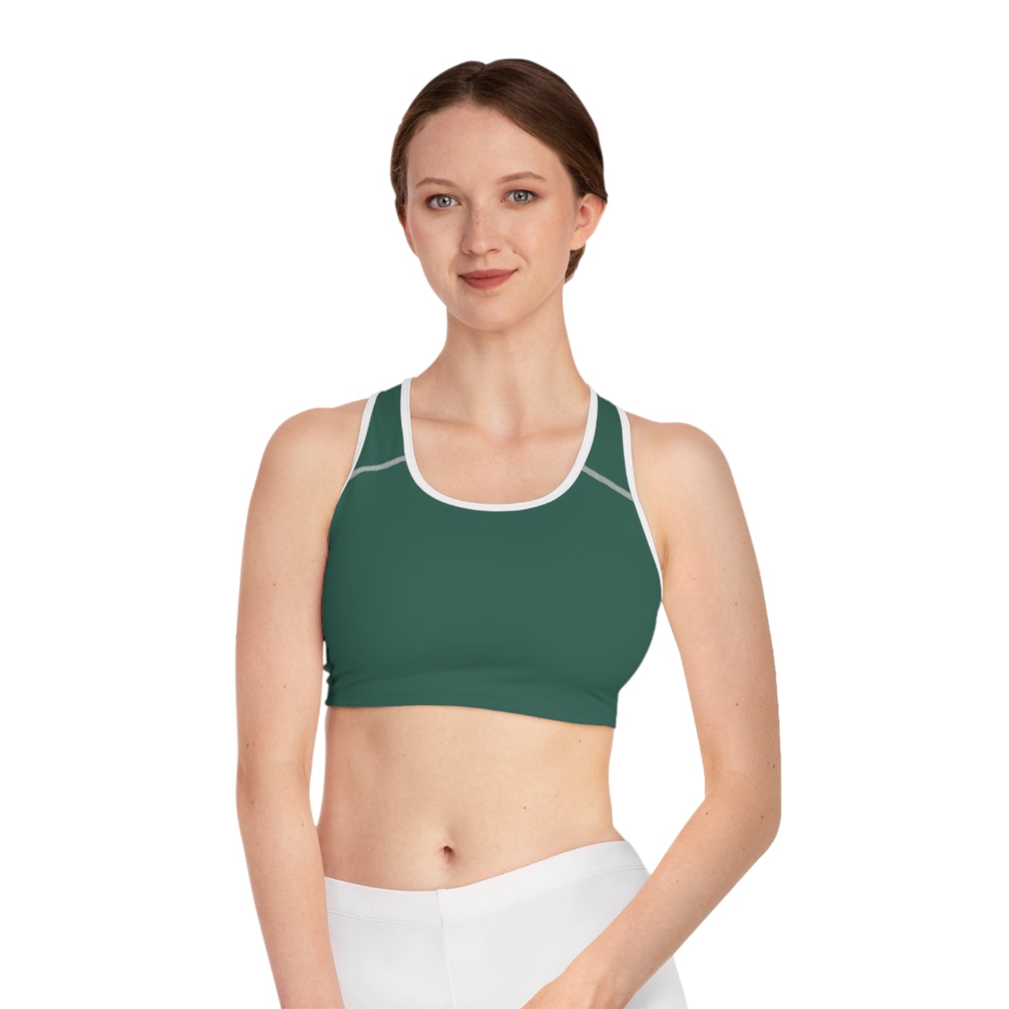 Green Color Sports Bra, Green Sports Bra 11