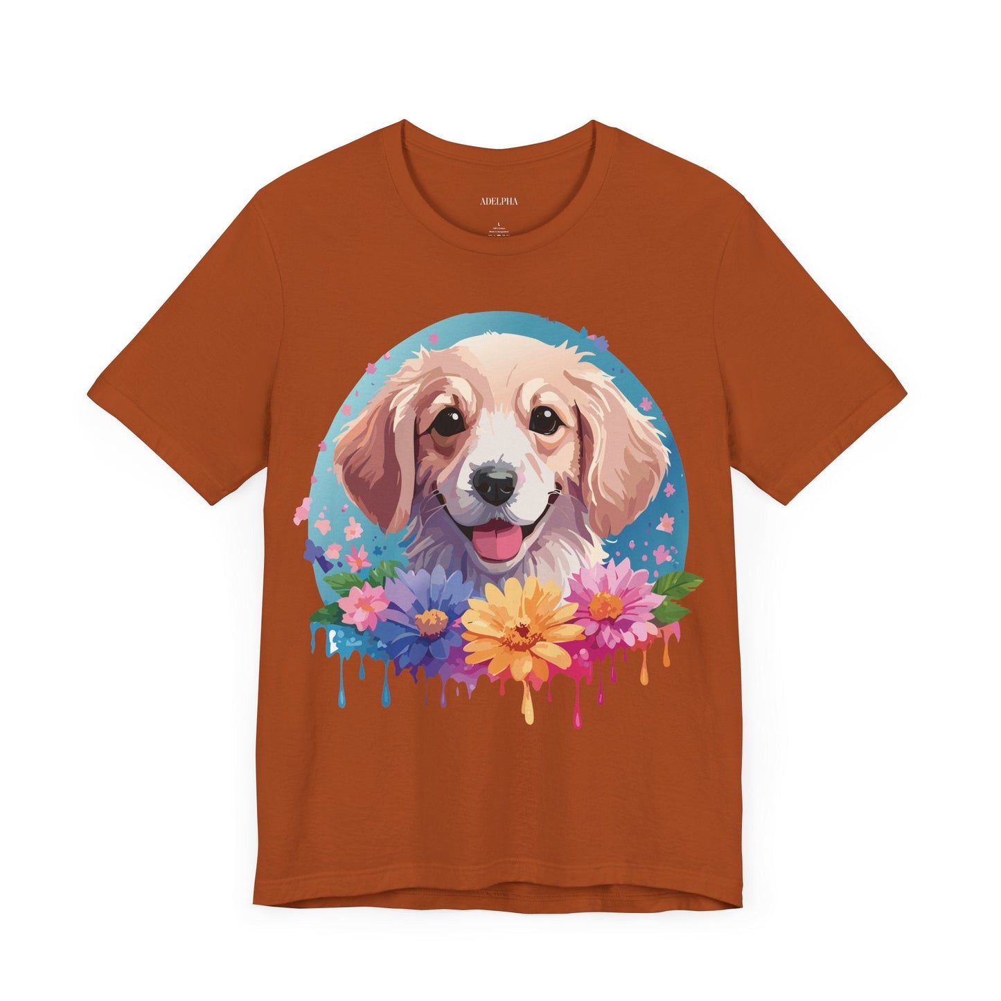 Dog Shirt Unisex Graphic Tee With Original Adelpha Artwork Jersey Short Sleeve Casual Look