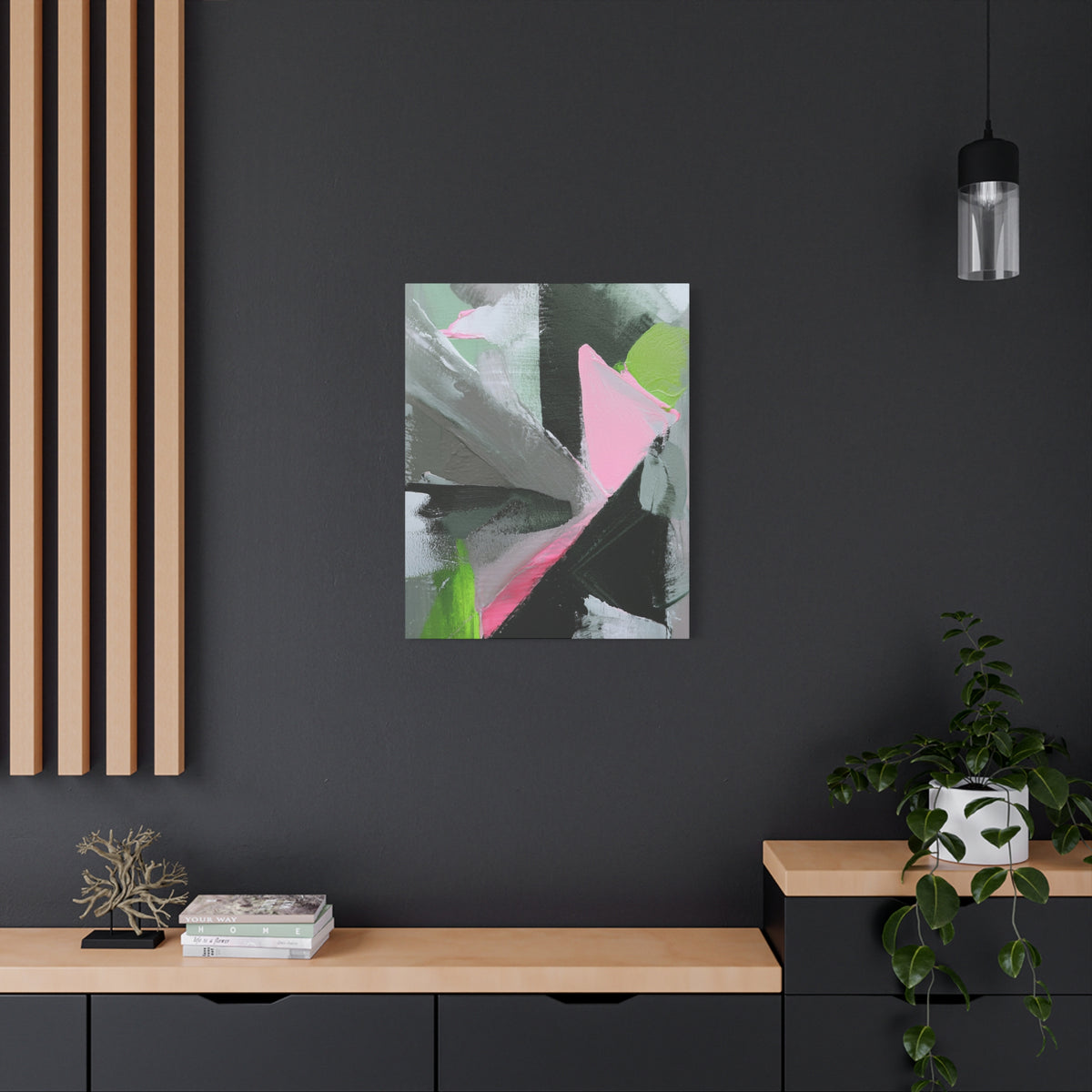 Abstract Geometric Painting Print Canvas 20x24,20x30,24x30 24x32,24x36,30x40 32x48,36x48,40x60 Pine-Wood Inner Frame ABS-41