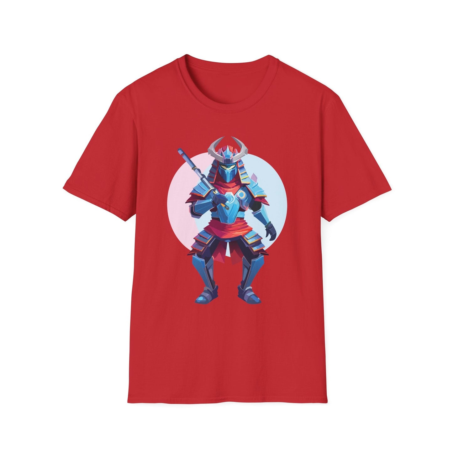 Samurai T Shirt Unisex Softstyle Tee Made From 100 Percent Ring Spun Cotton Gildan 64000