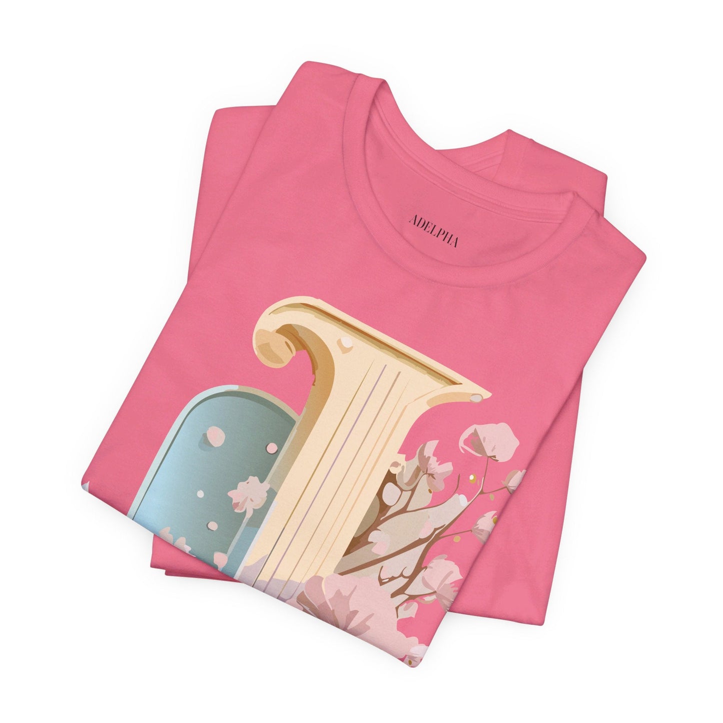 Letter J Shirt Unisex Graphic Tee Adelpha Vintage Inspired Artwork Design Short Sleeve