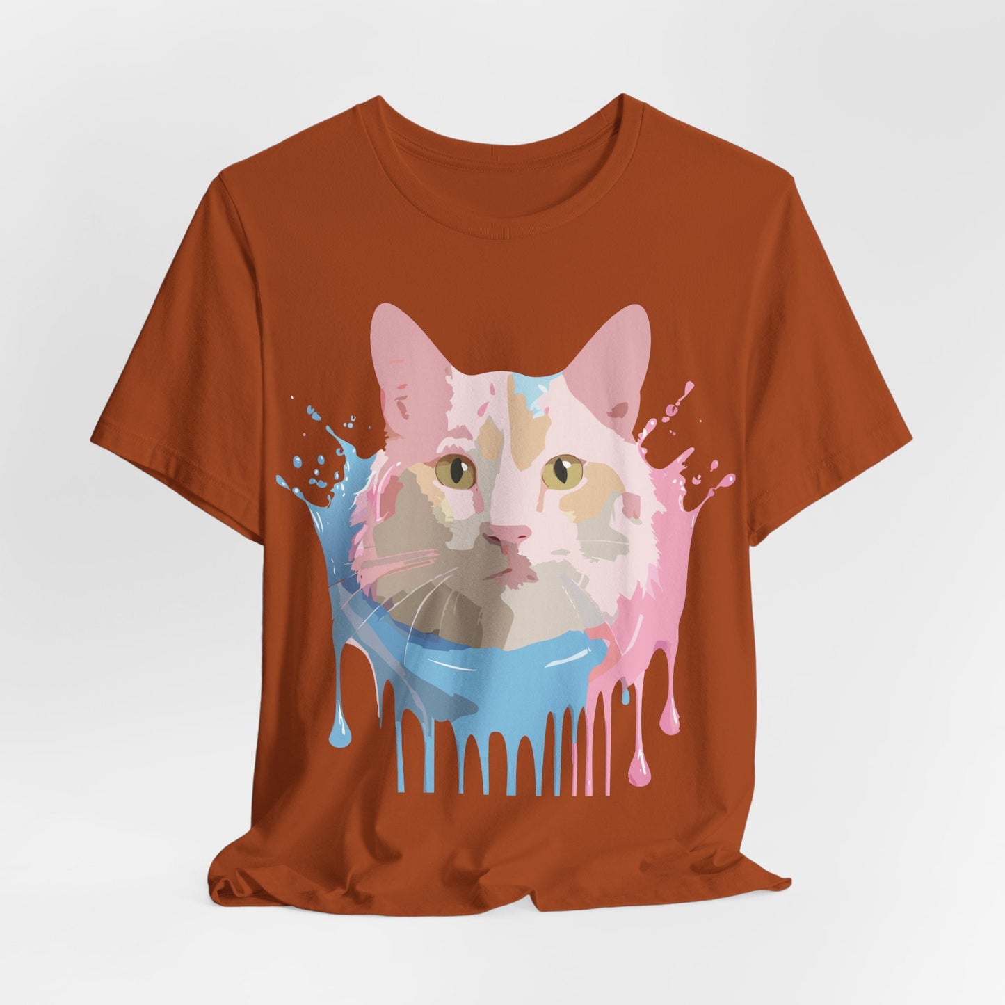 Cat Graphic Tee Unisex Shirt With Vintage Artwork From Adelpha