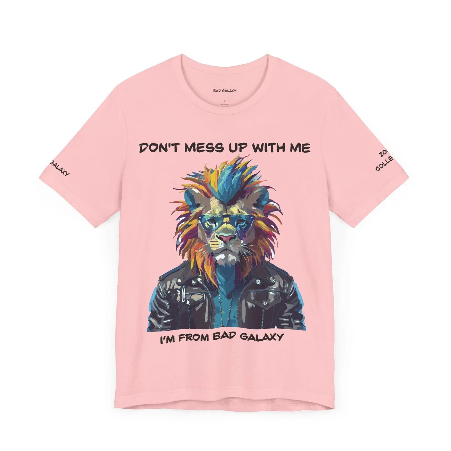 Bad Galaxy Animal T Shirt 100 Percent Cotton Eco Friendly Ink USA Printed Durable Stitching