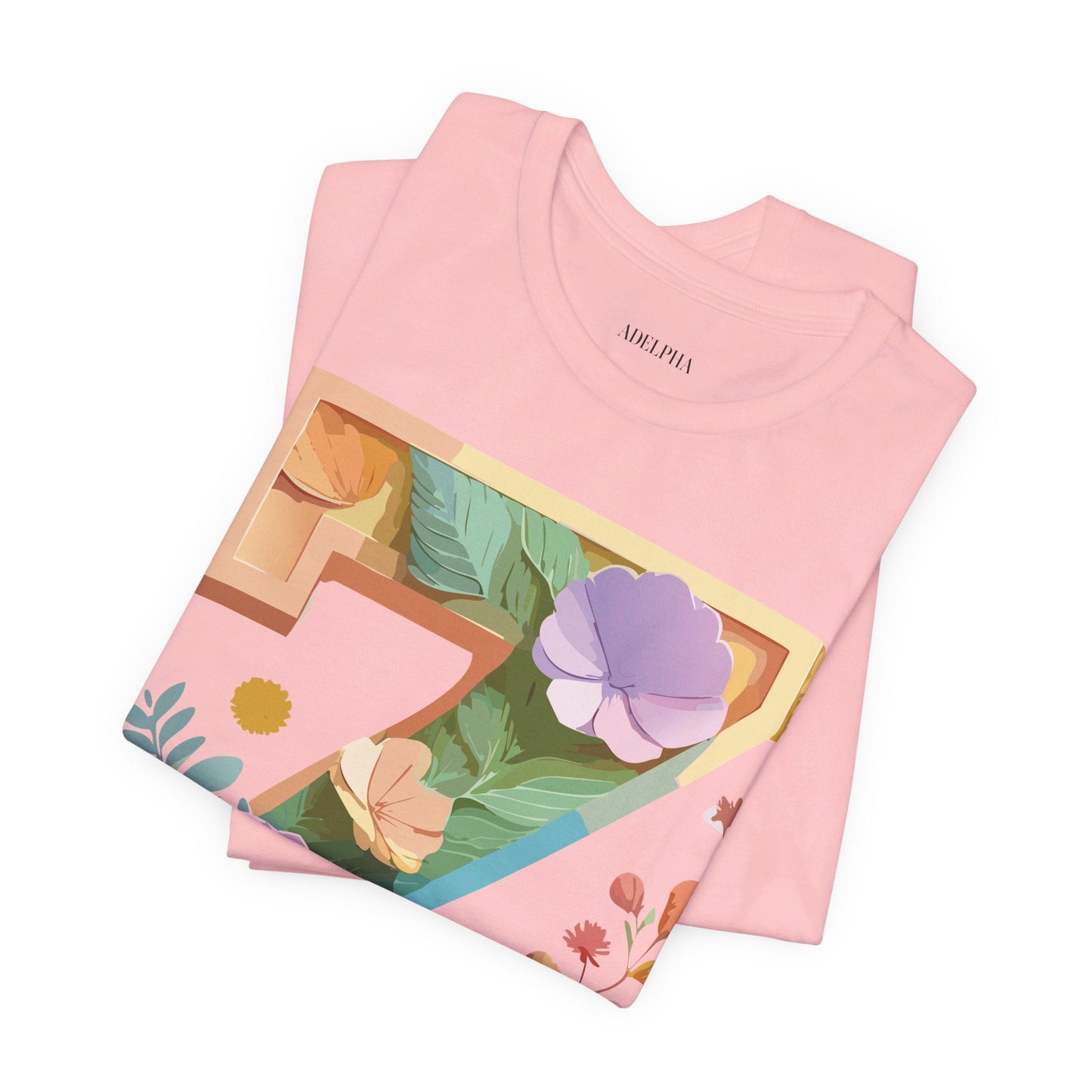 Unisex Letter Z Graphic Tee Premium by Adelpha Vintage Inspired Art Short Sleeve Shirt