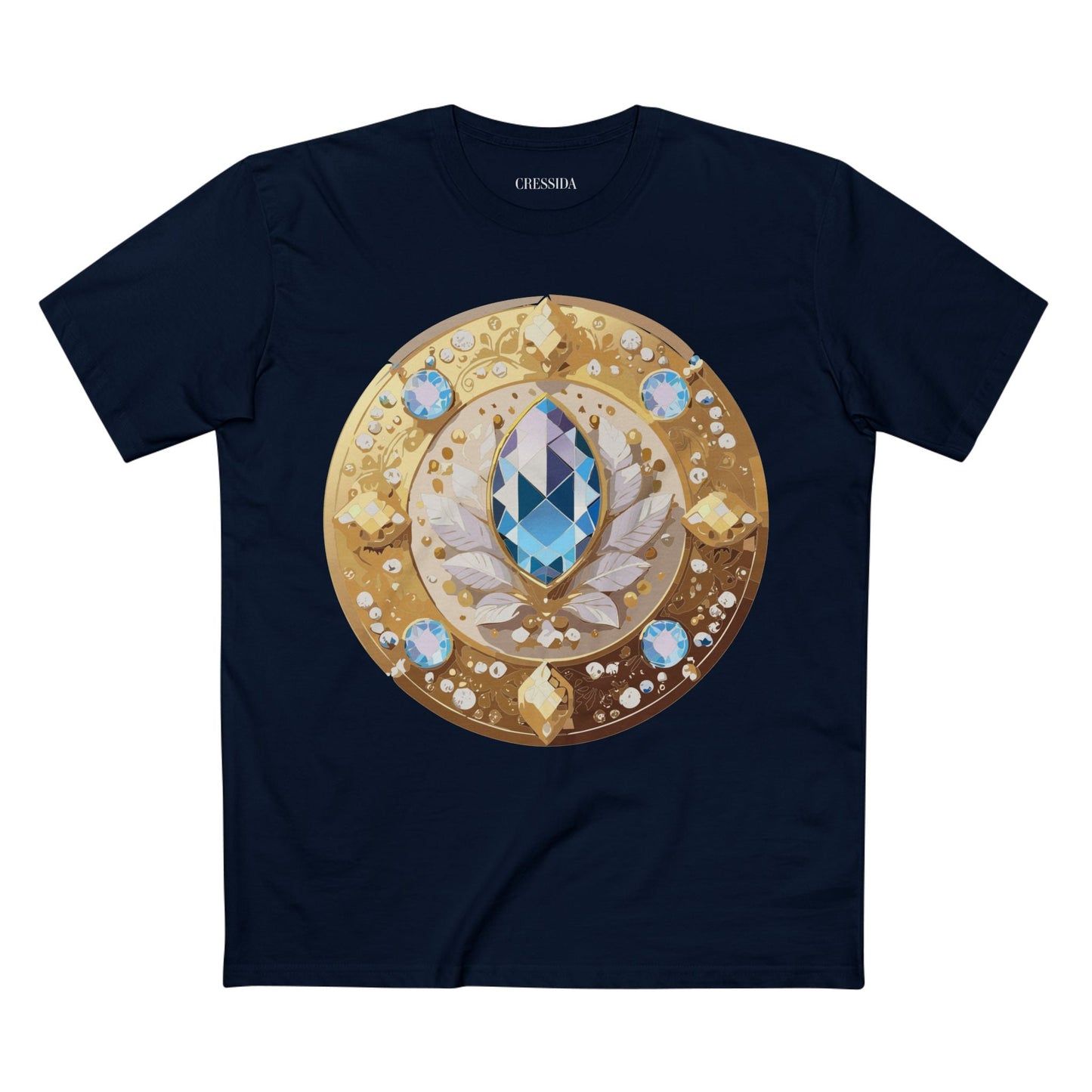 Medallion Graphic T-Shirt Unisex 100 Cotton With Gold Art Design Medal Tee 17