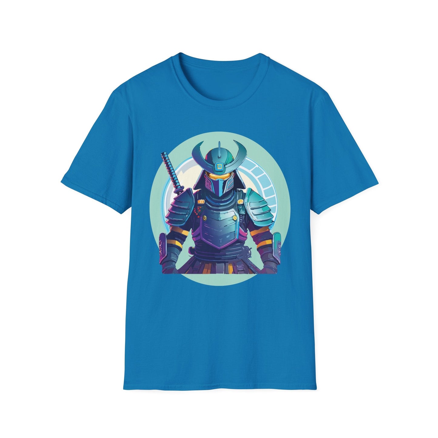 Samurai T Shirt Unisex Softstyle Tee Gildan 64000 Lightweight Ring Spun Cotton Everyday Comfort