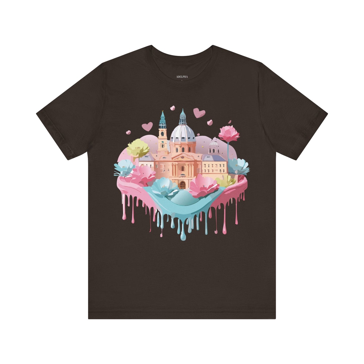 Prague Tourist Graphic Tee By Adelpha Unisex Vintage Inspired Art Shirt Original Artwork