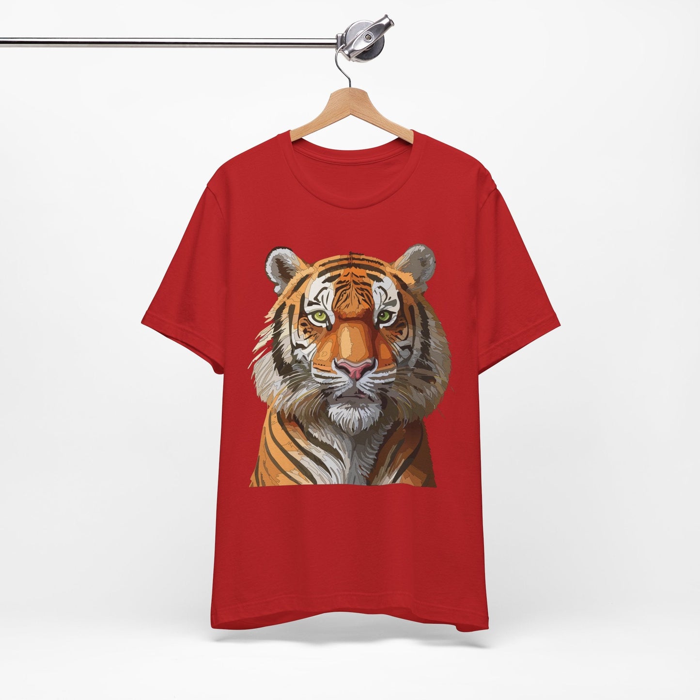 Unisex Animal Art Design Tee Shirt Wild Animals Graphic Tee Softstyle Gildan 64000