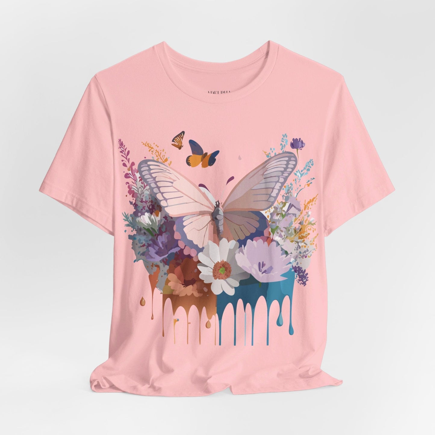 Butterfly Graphic Tee Adelpha Art Design Unisex Short Sleeve Shirt