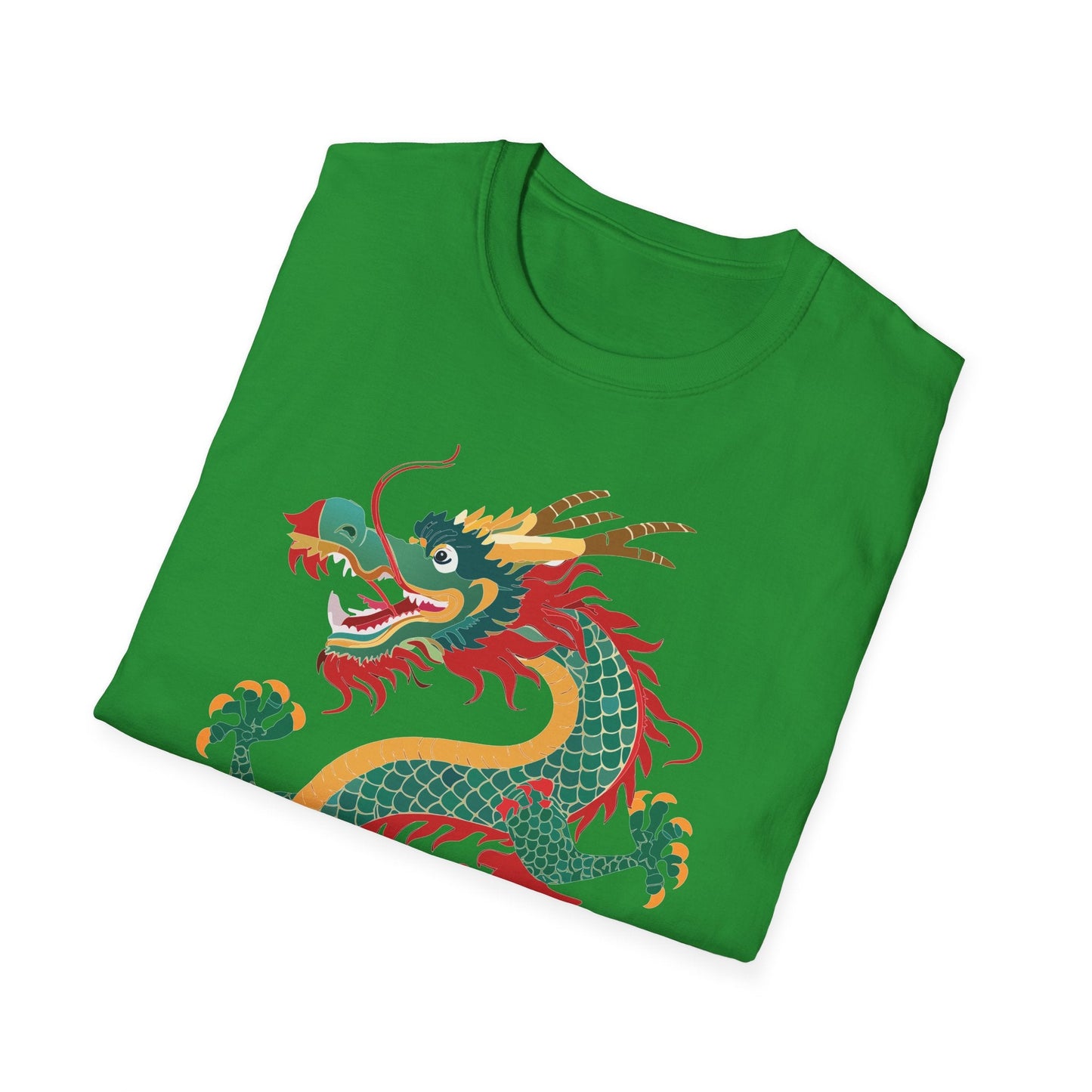 Dragon T Shirt Unisex Dragon Shirt With Animal Art Design Gildan Softstyle Tee 100 Cotton