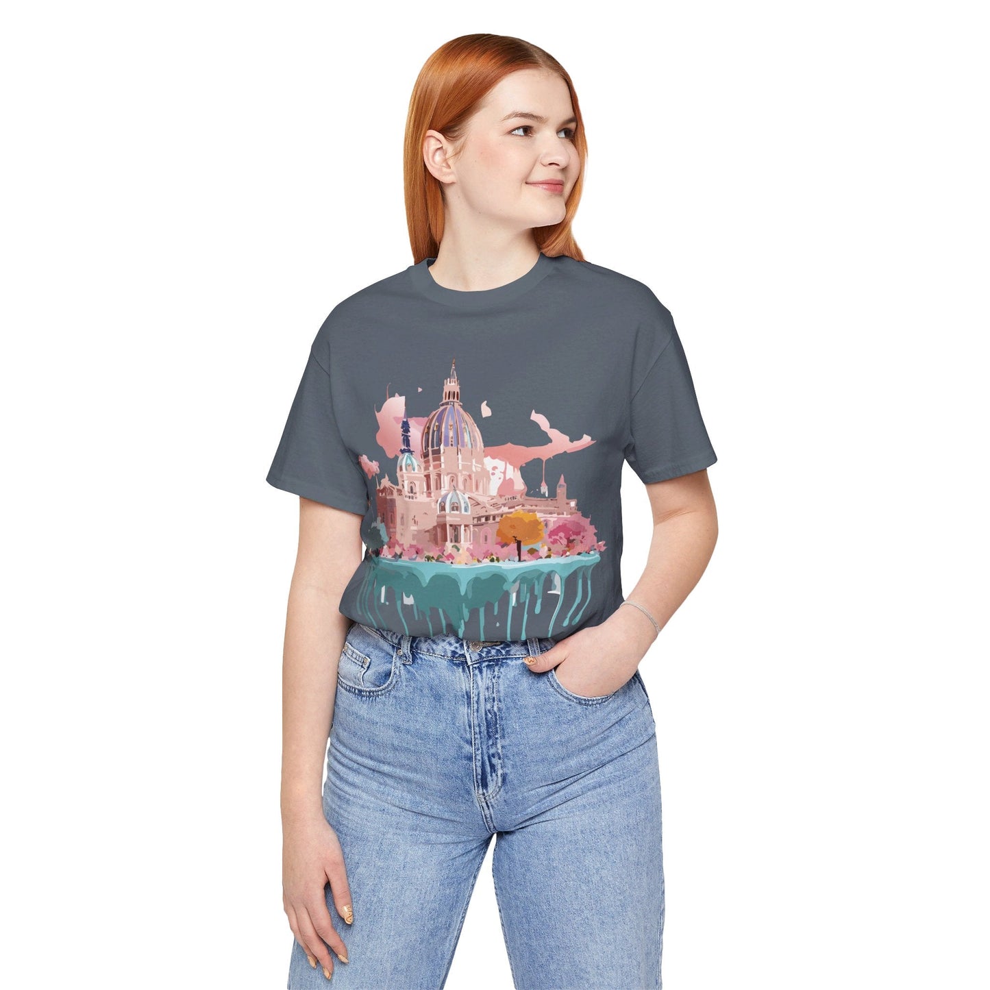 Vienna Tourist Graphic Tee Unisex Jersey Short Sleeve Vintage Inspired Artwork by Adelpha