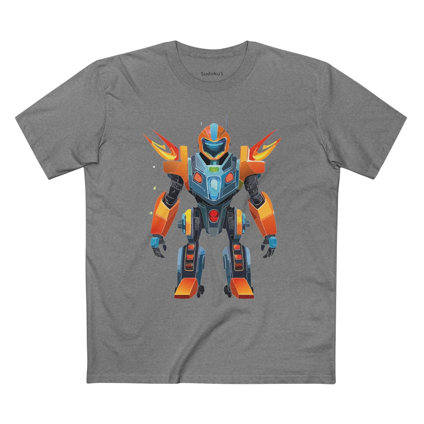 Cyborg Robot Graphic Unisex 100 Cotton Staple Tee 5