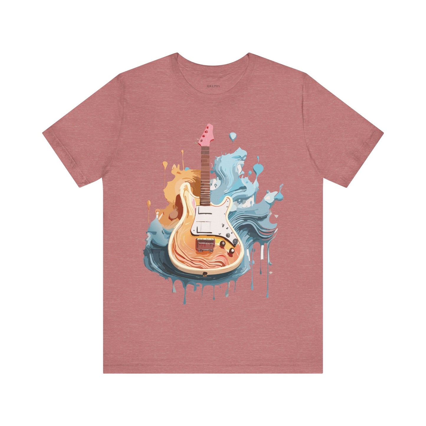 Adelpha Music Graphic T Shirt Unisex Jersey Short Sleeve Vintage Inspired Tee Art Collection