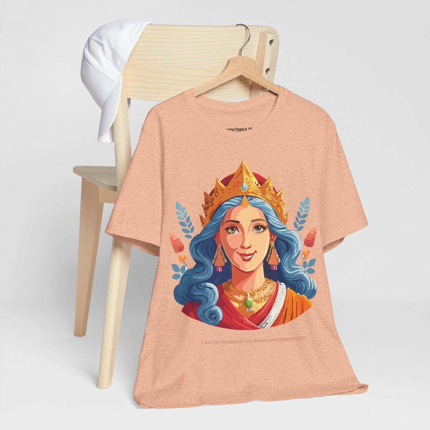 Goddess Graphic Cotton T Shirt Unisex Jersey Short Sleeve Original Art by Retro2Nova