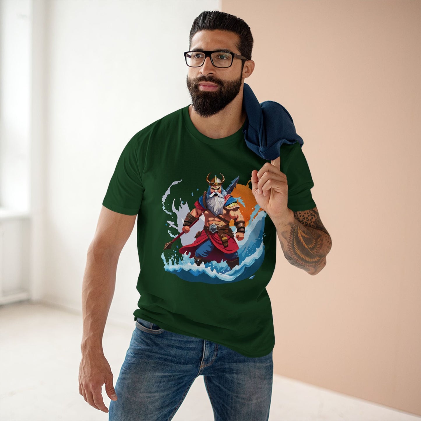Viking Graphic Unisex 100 Cotton Staple Tee 16