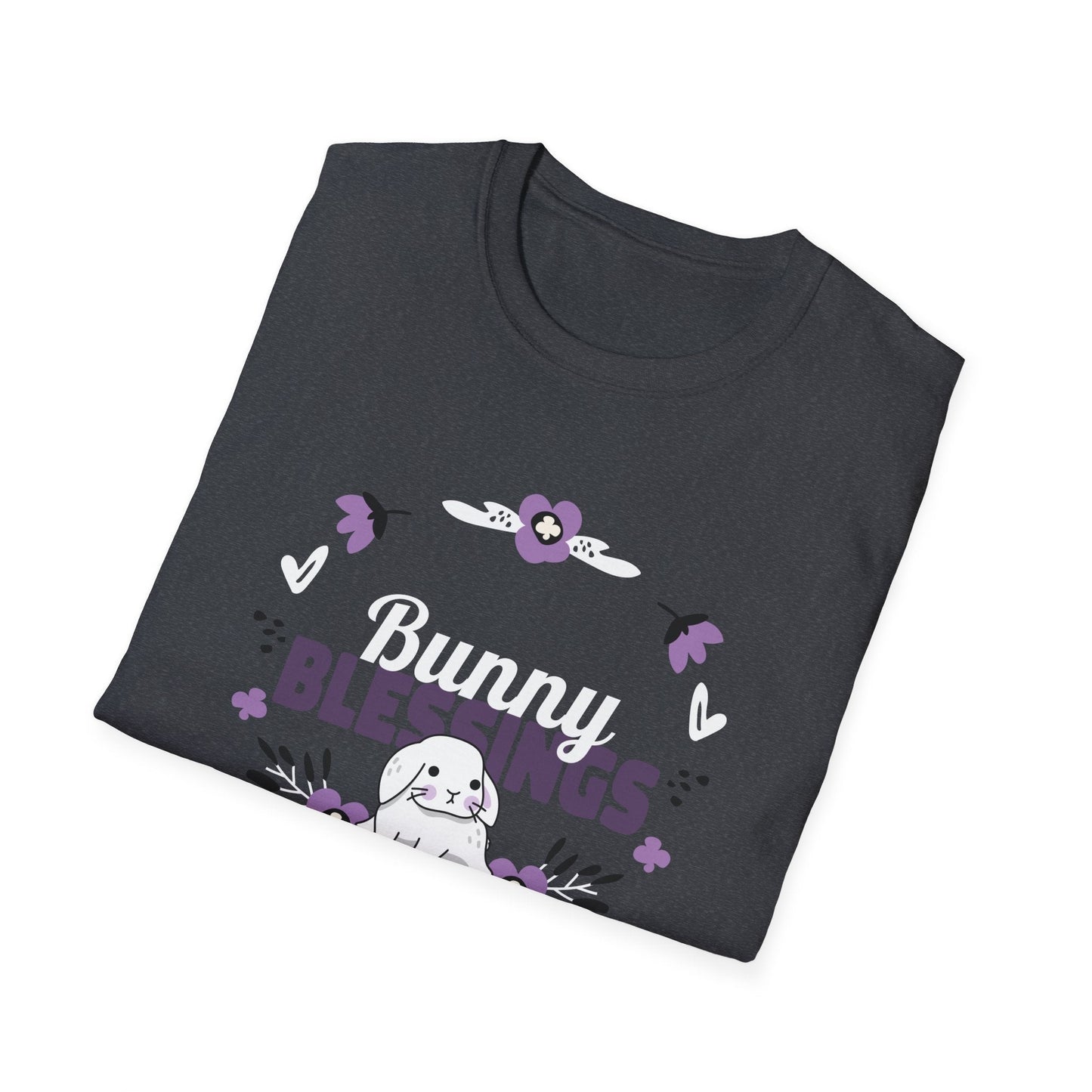 Easter Bunny T Shirt Unisex Gildan Softstyle 64000 Tee With Easter Signature Design