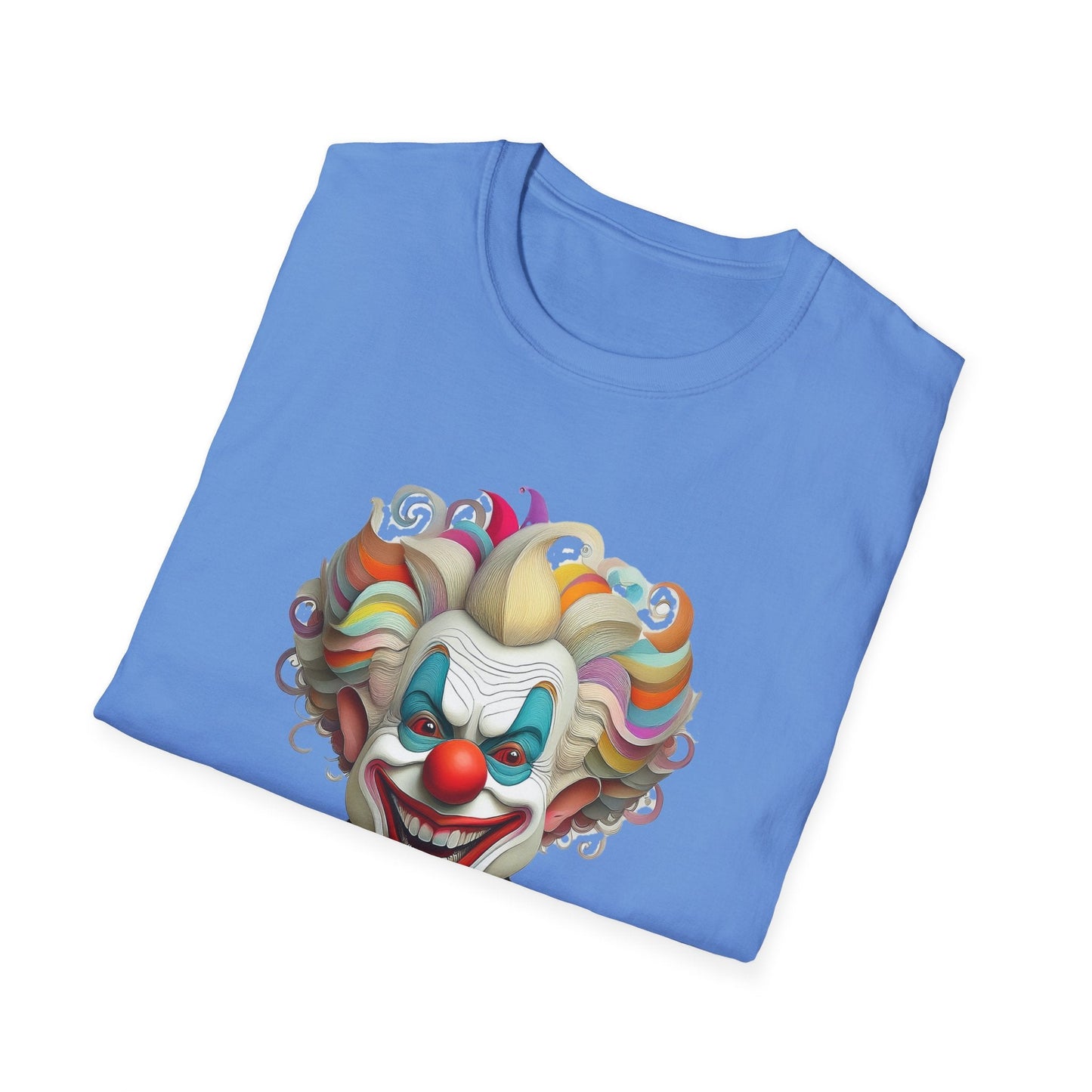 Clown Shirt Unisex T Shirt With Funny Man Circus Motif And Scary Man Design Graphic Print