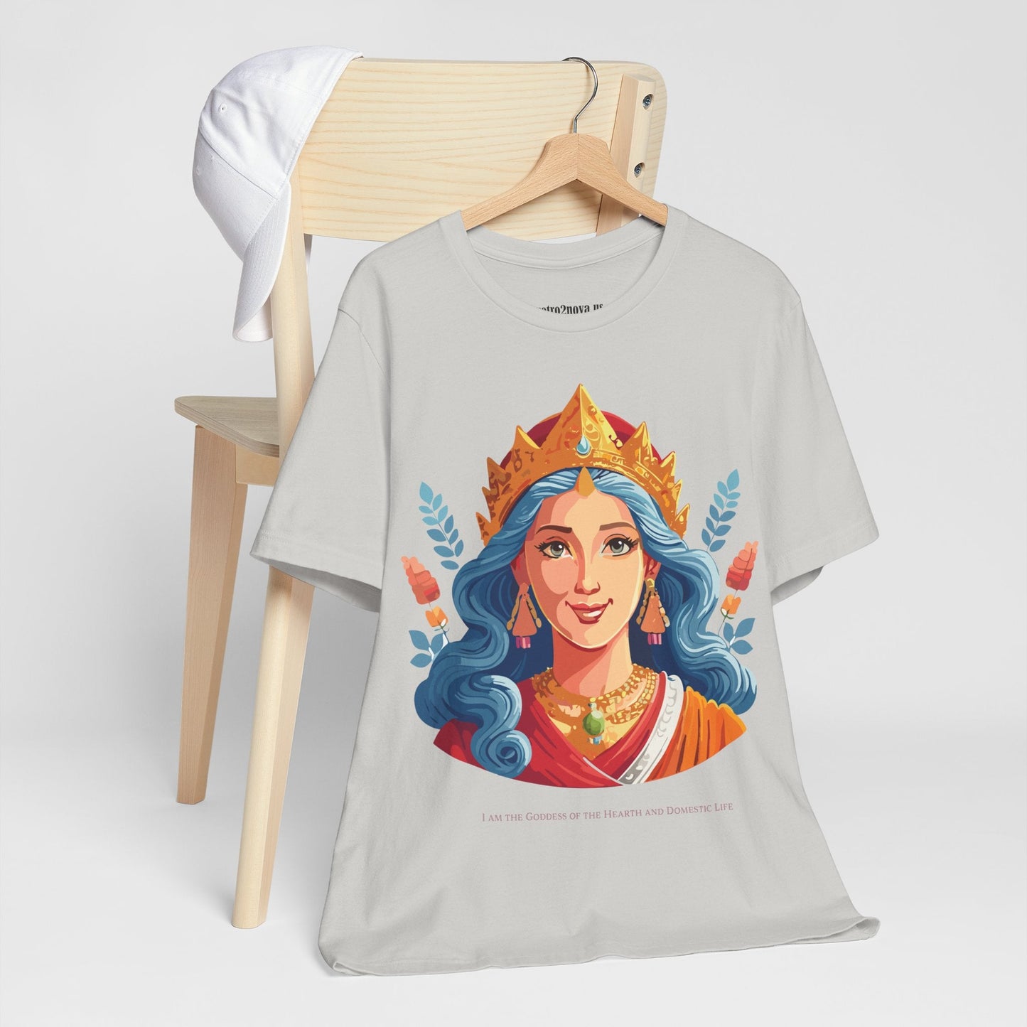 Goddess Graphic Cotton T Shirt Unisex Jersey Short Sleeve Original Art by Retro2Nova