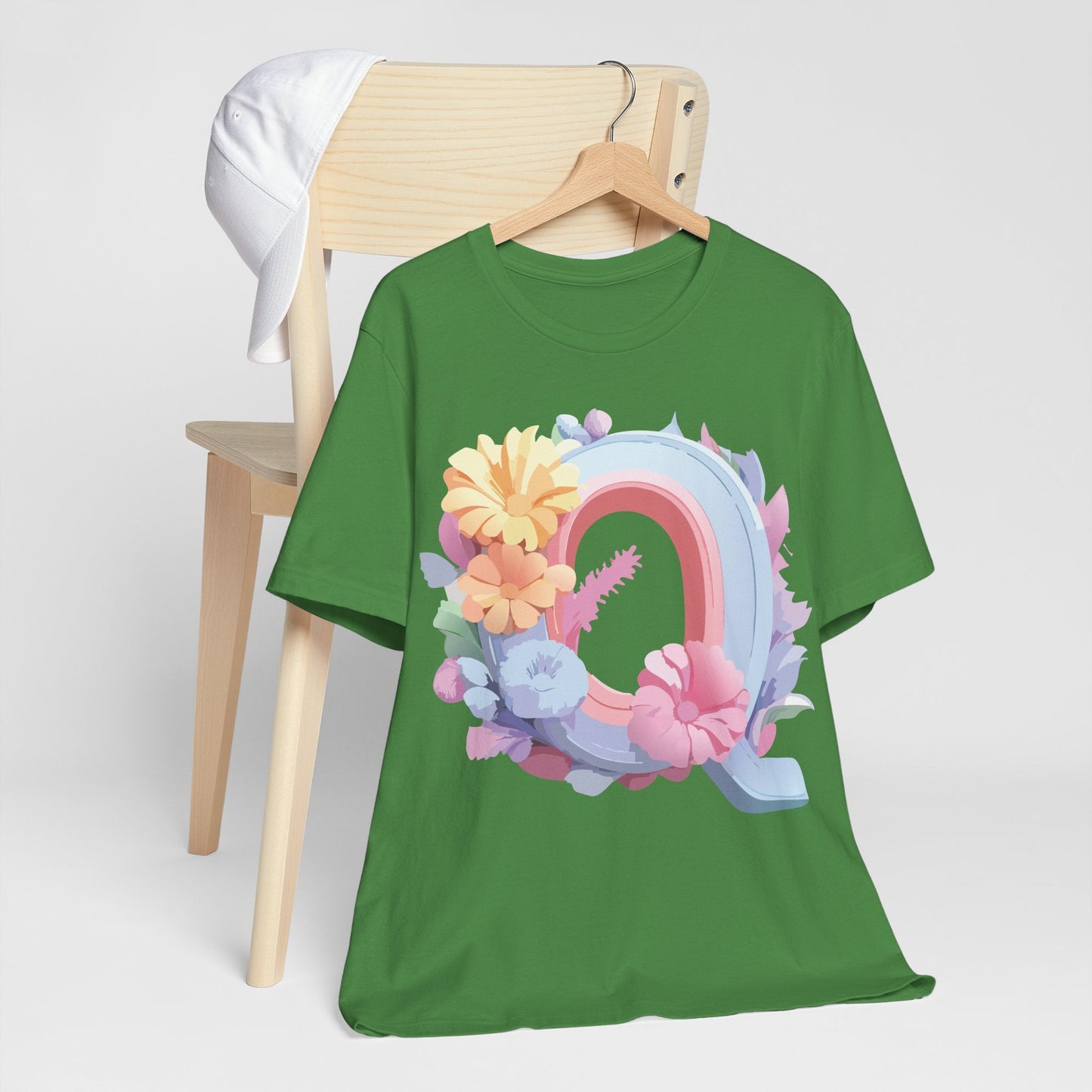 Letter Q Shirt Unisex Graphic Tee With Vintage Inspired Artwork By Adelpha Premium Short Sleeve