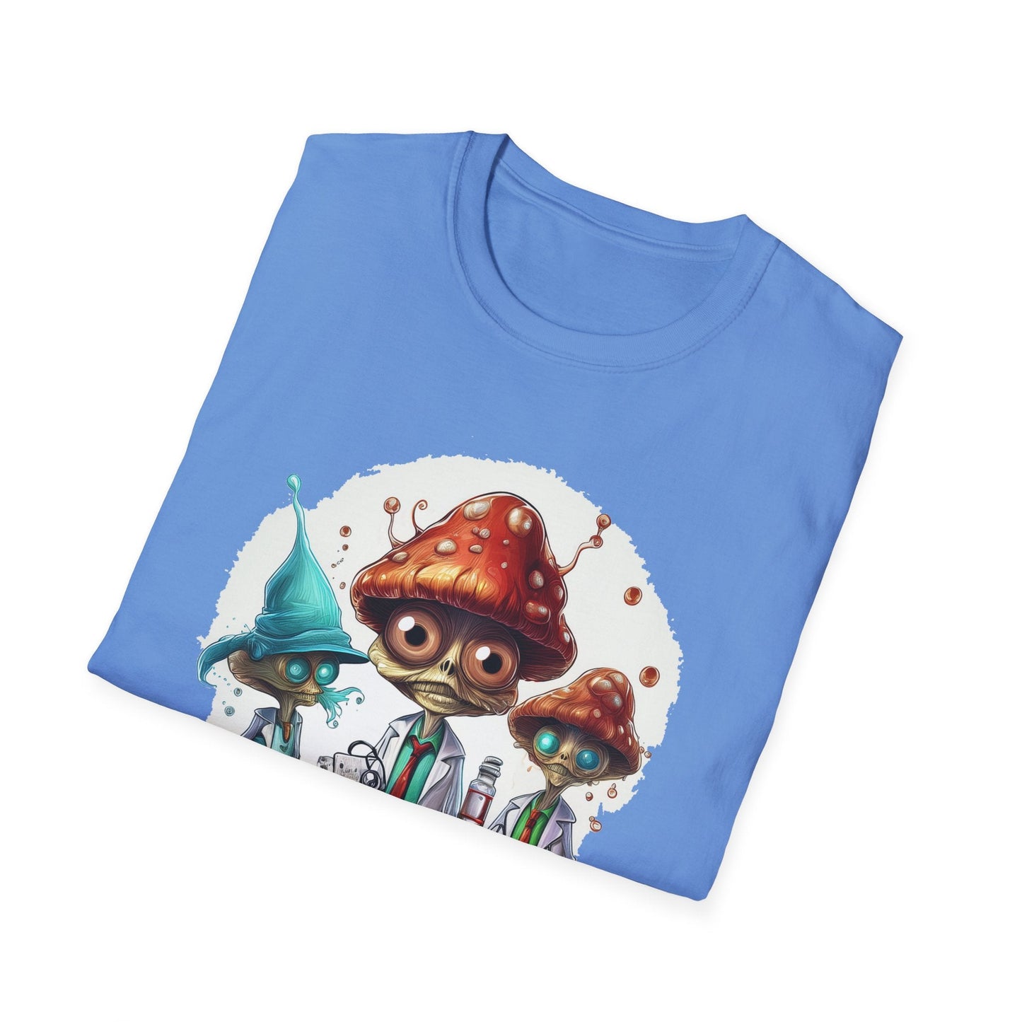 Mashroom Tee Shirt Unisex Funny Mashroom Design Cotton Tee Gildan Softstyle 64000