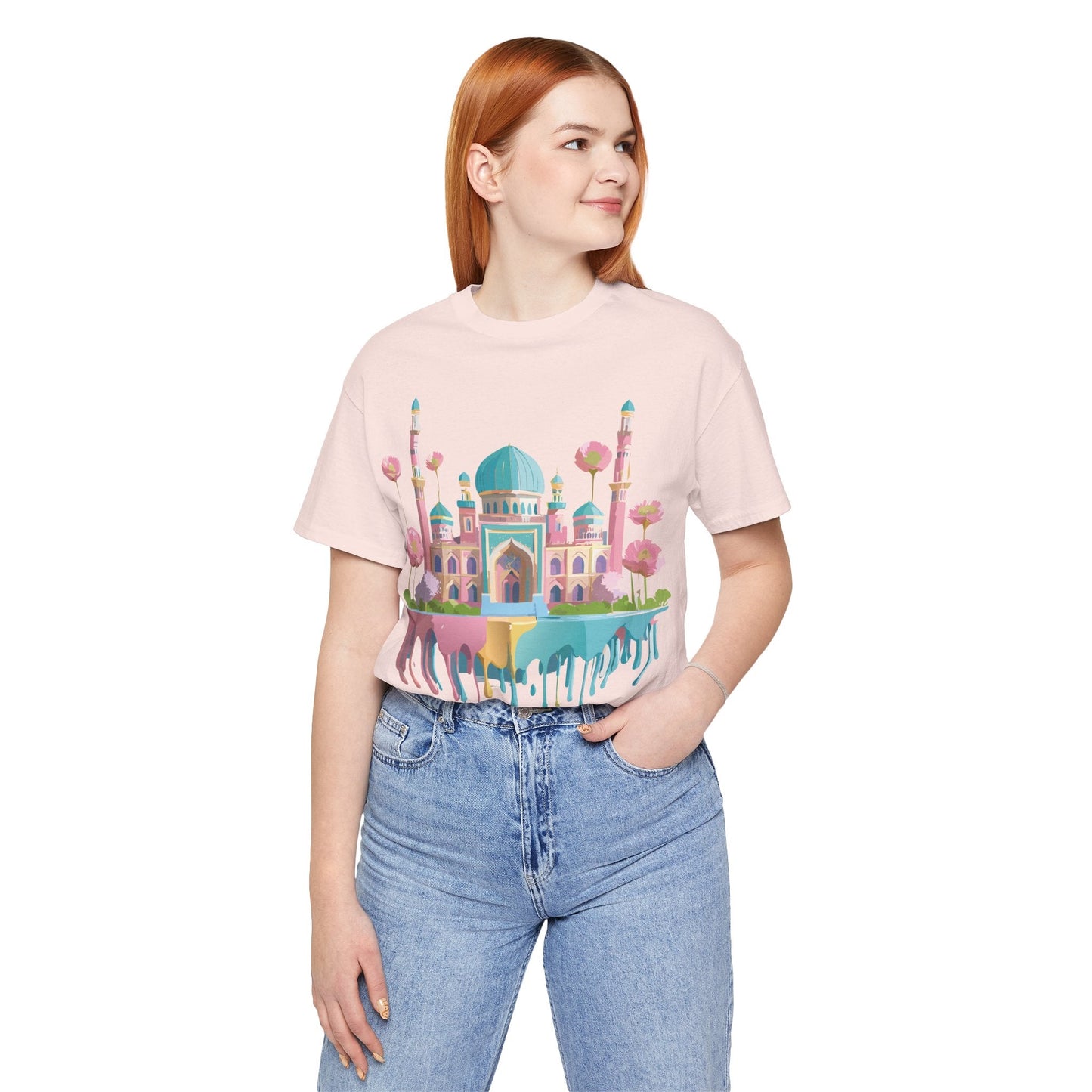 Tourist Shirt With Tashkent Graphic Tee Unisex Jersey Short Sleeve Vintage Inspired Artwork Adelpha