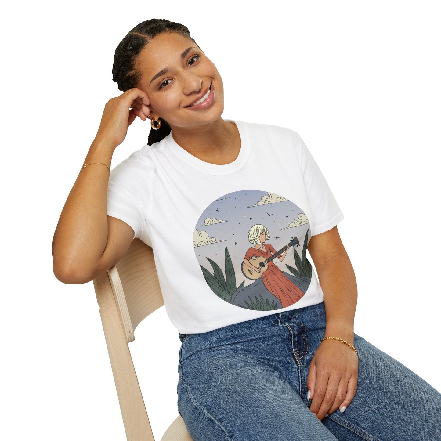 Womens Graphic T Shirts Art Design Tee Unisex Softstyle Gildan 64000 100 Percent Cotton