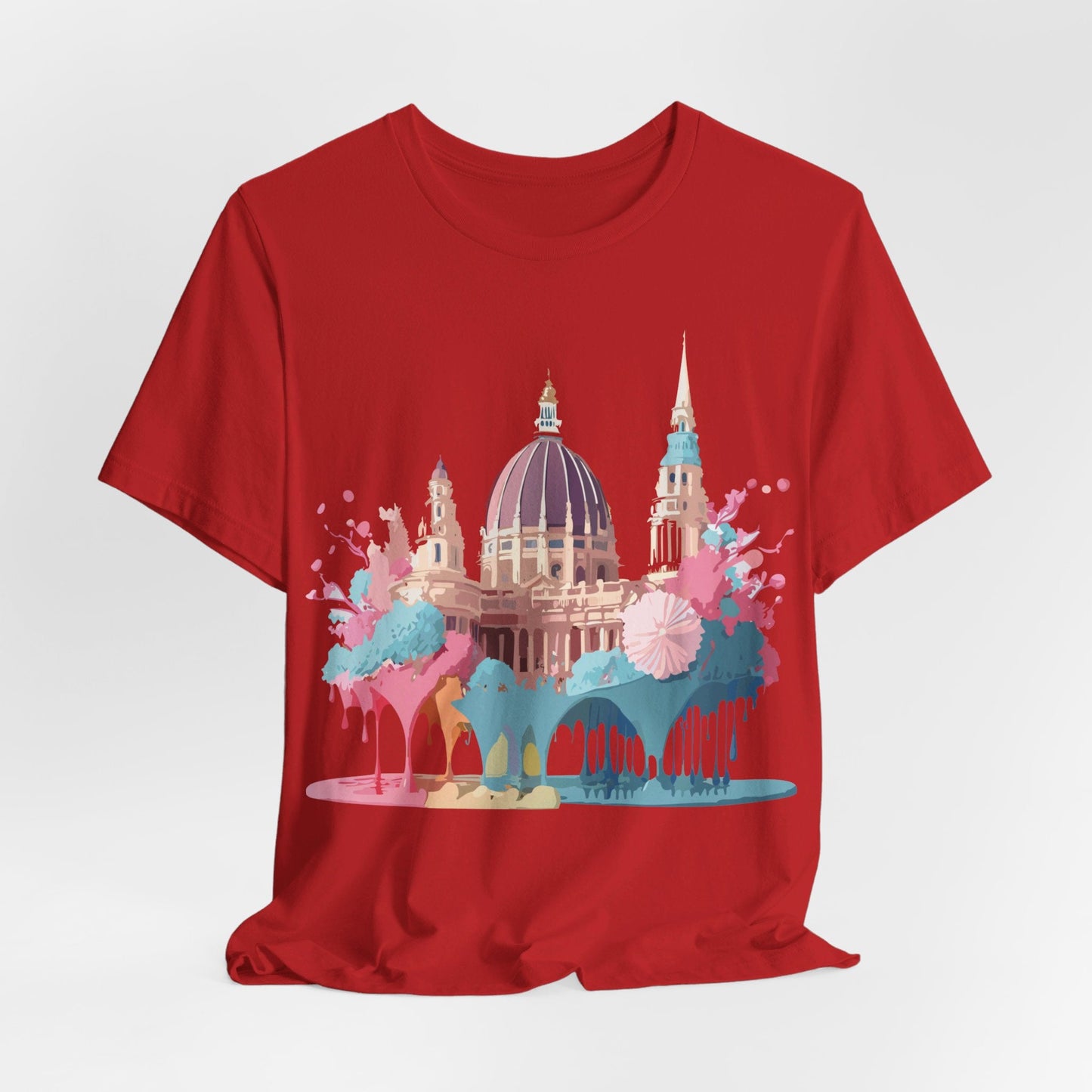 Tourist Shirt With Vienna Graphic Tee Unisex Short Sleeve Art Design Adelpha Vintage Artwork