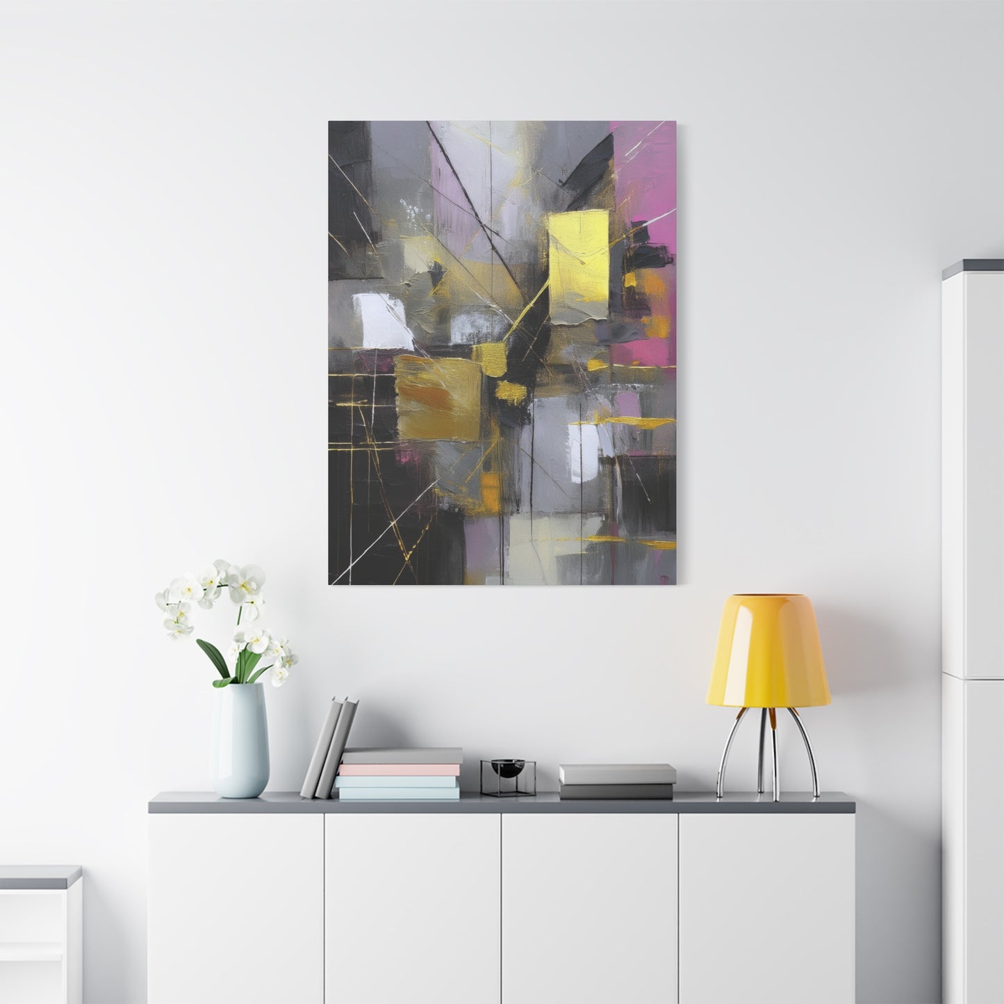 Abstract Oil Painting Print Canvas 20x24,20x30,24x30 24x32,24x36,30x40 32x48,36x48,40x60 Pine-Wood Inner Frame ABS-214