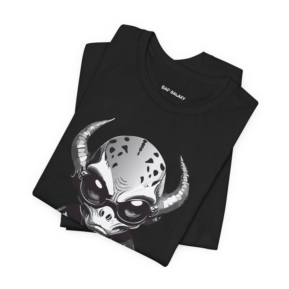 Alien Graphic Unisex Cotton Bella+Canvas Tee with Art Design b80