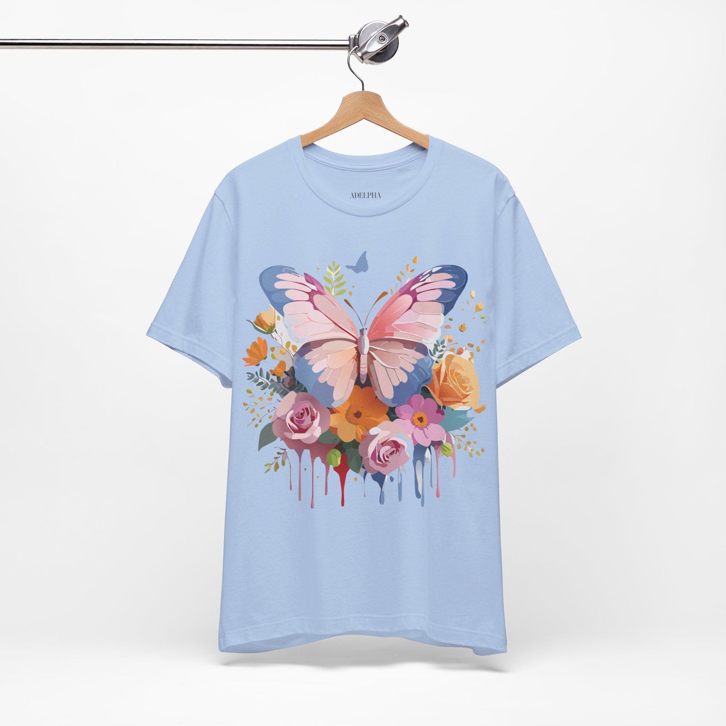 Butterfly Graphic Tee Unisex Art Design Shirt By Adelpha Vintage Inspired