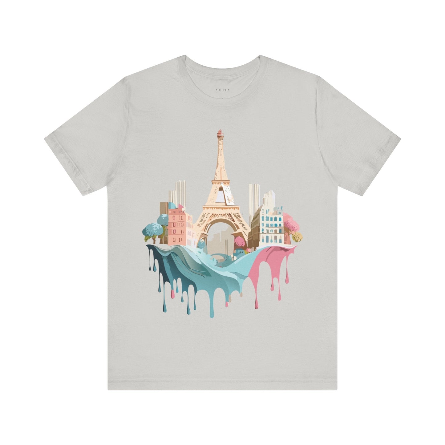 Paris Tourist Shirt Unisex Graphic Tee With Vintage Inspired Artwork Adelpha Art Design
