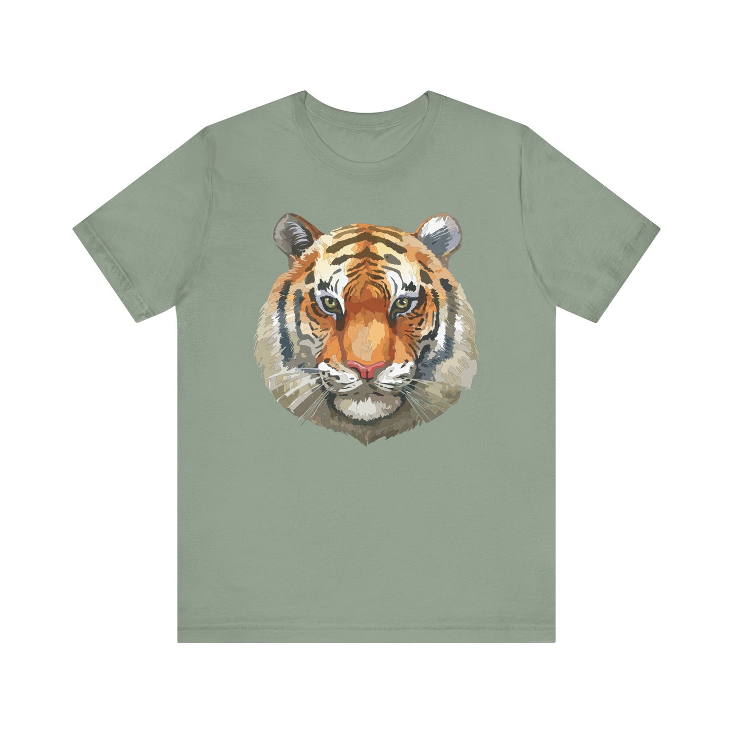 Unisex Tiger Tee, Animal Shirt, Tee Shirt with Tiger, Safari T-Shirt, Animal Tees, Big Cat Shirt, Safari T-Shirt 4