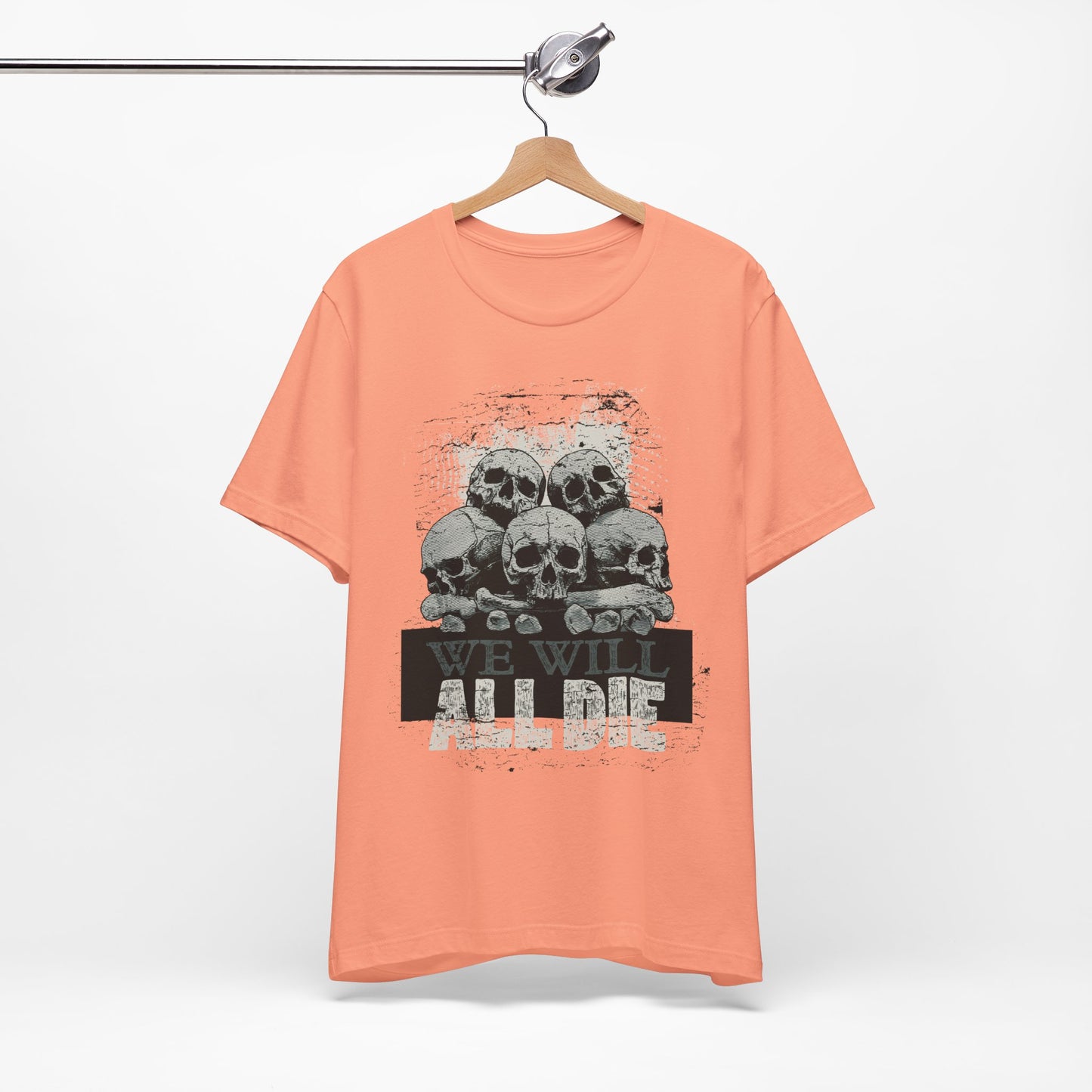 All Die Skull Graphic Design Tee, Skull Shirt, Vintage Tees, Art Design T-Shirt, Graphic Tee, Art Shirts