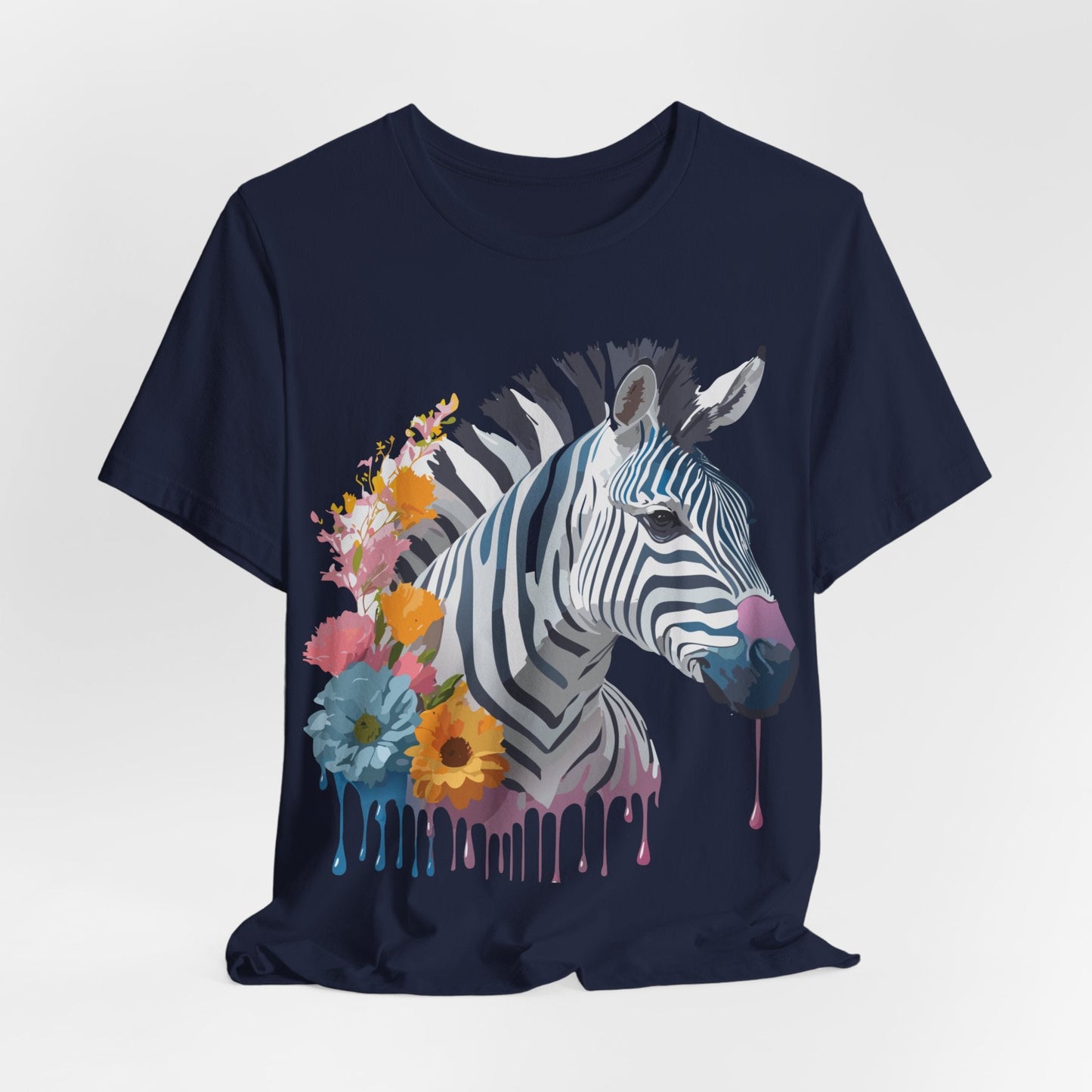 Adelpha Zebra Graphic T Shirt Unisex Vintage Inspired Art Short Sleeve Premium Soft Cotton