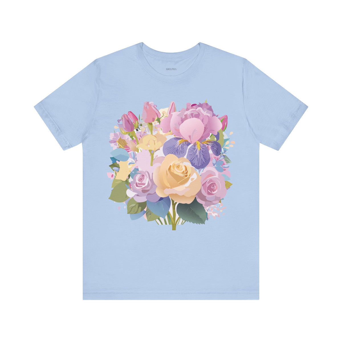Floral Graphic Tee Shirt - Bella+Canvas Unisex 100 Cotton 41