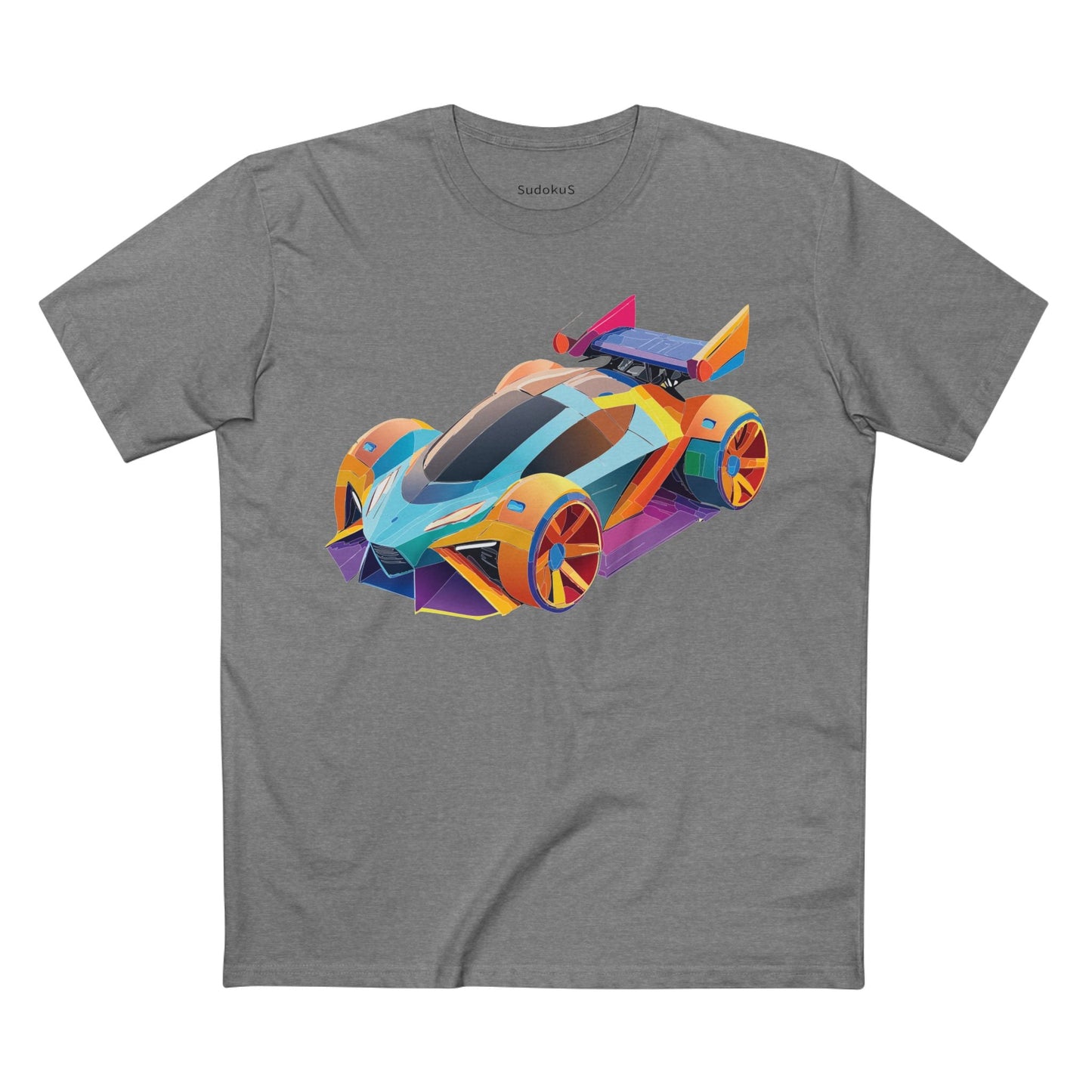 Car Graphic Unisex 100 Cotton Staple Tee 23