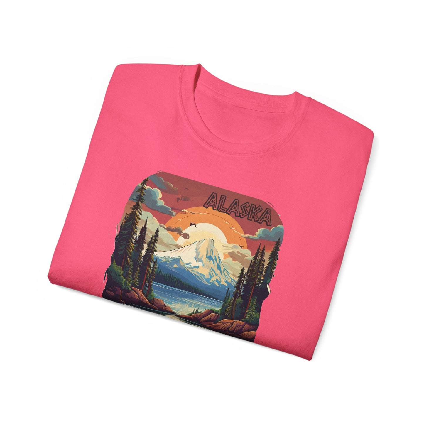Alaska Graphic Unisex Cotton T‑Shirt 3