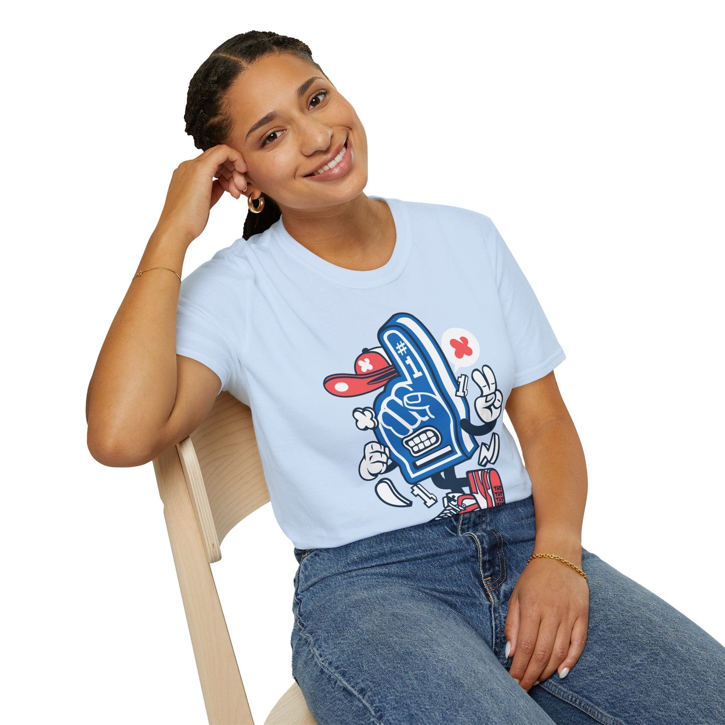 Cartoon T Shirt Animation Tee Unisex Funny Tee Gildan Softstyle 64000 100 Percent Ring Spun Cotton