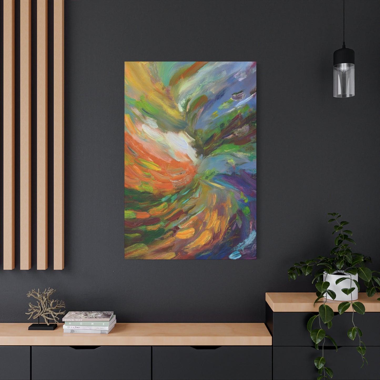 Abstract Oil Painting Print Canvas 20x24,20x30,24x30 24x32,24x36,30x40 32x48,36x48,40x60 Pine-Wood Inner Frame ABS-92