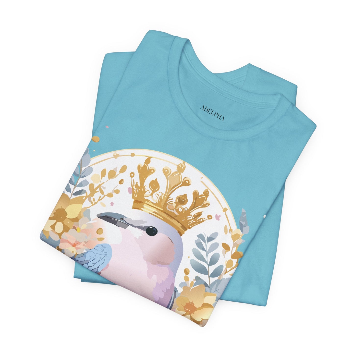 Adelpha Medallion Graphic Tee Unisex Short Sleeve Vintage Inspired Artwork Shirt