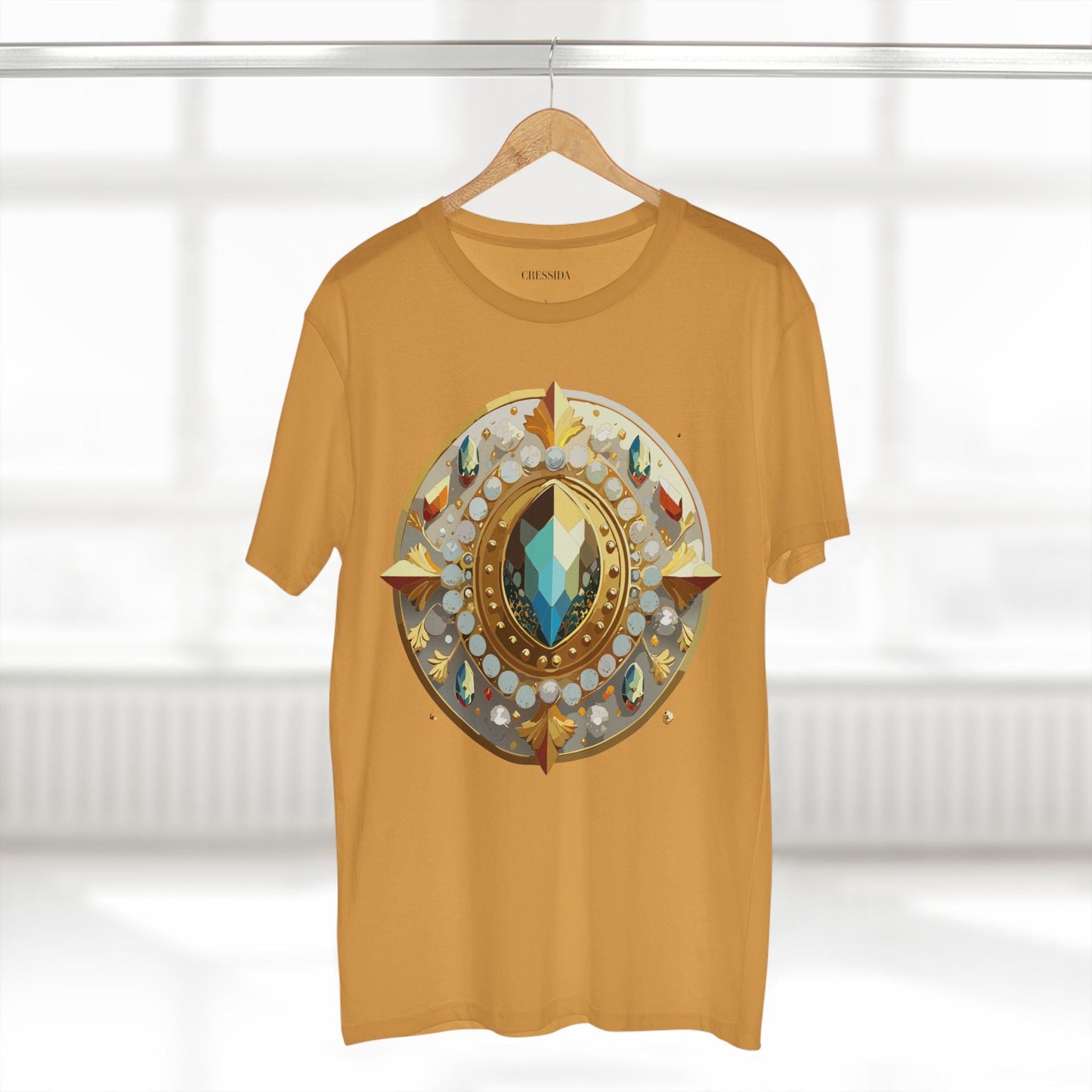 Medallion Graphic T-Shirt Unisex 100 Cotton With Gold Art Design Medal Tee 20