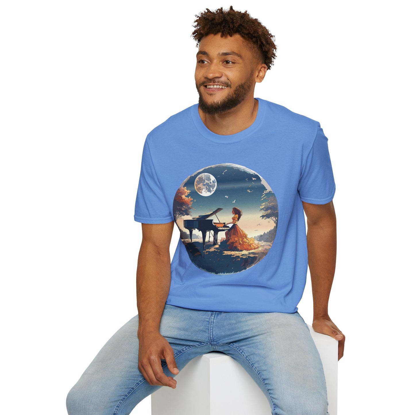 Womens Graphic T Shirt Art Design Gildan Softstyle Tee 100 Percent Ring Spun Cotton Unisex
