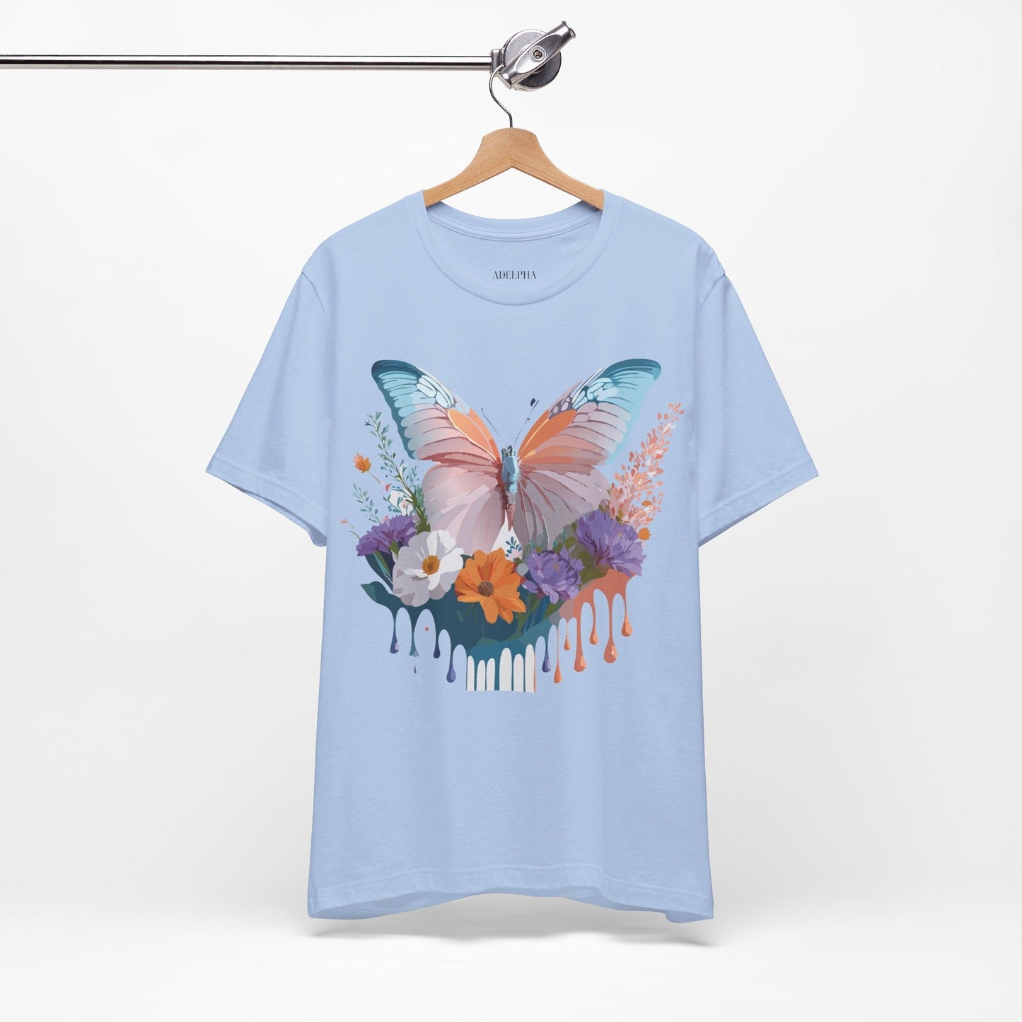 Butterfly Graphic Tee Unisex Jersey Short Sleeve Adelpha Art Design