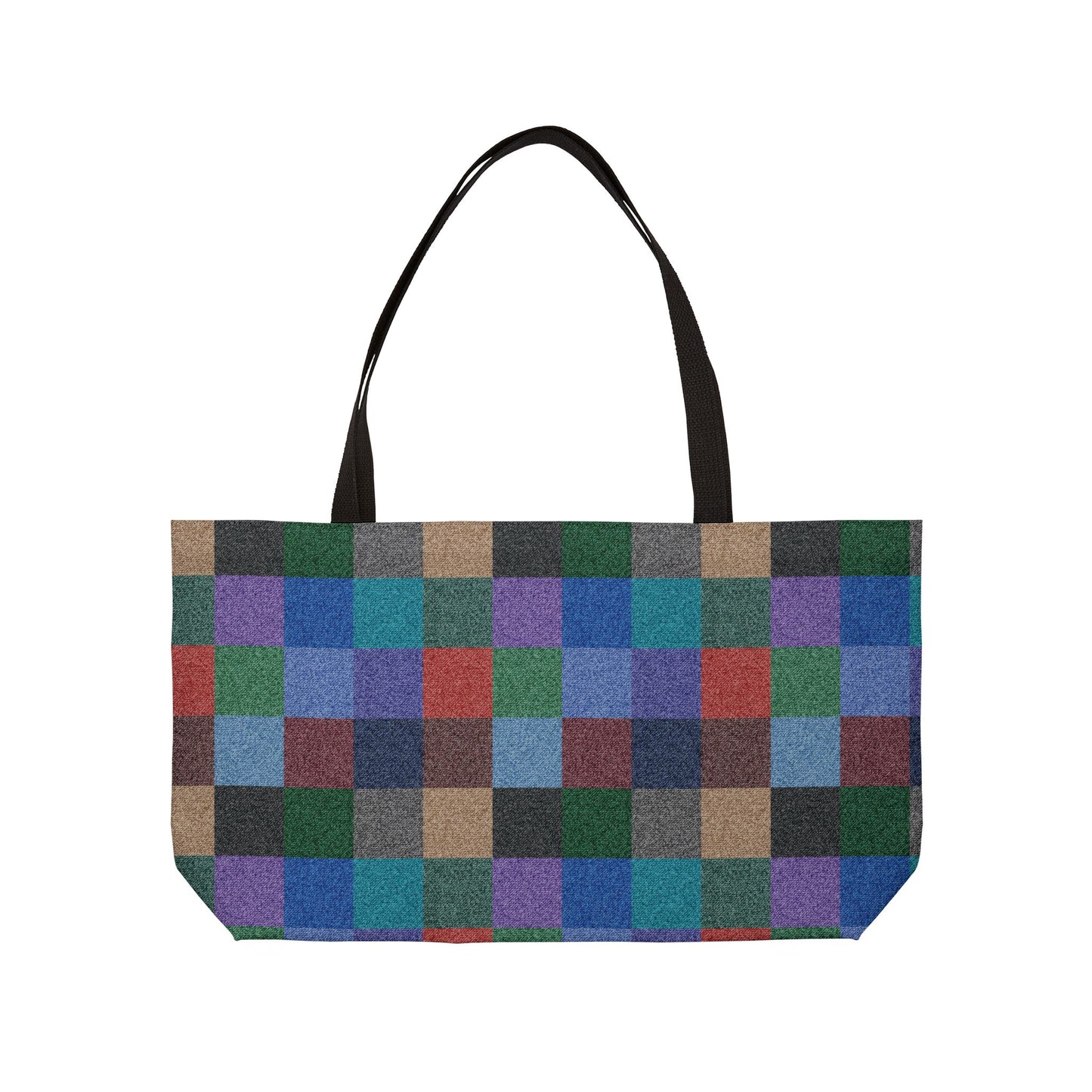 Denim Print Yoga Bag High-Quality 100% Spun Polyester 24x13 Canvas Gym Bag 20