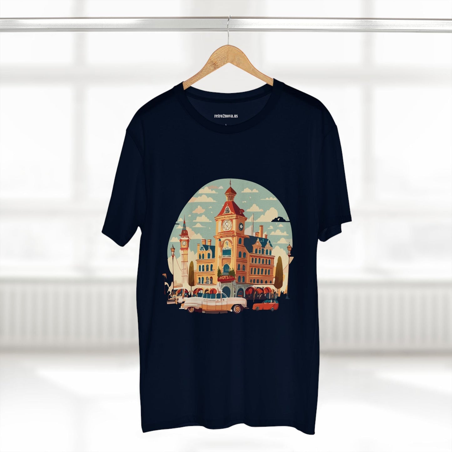 Retro Car Shirts Vintage Car Shirts RC3 Unisex Premium Cotton Tee with Original Car Artwork