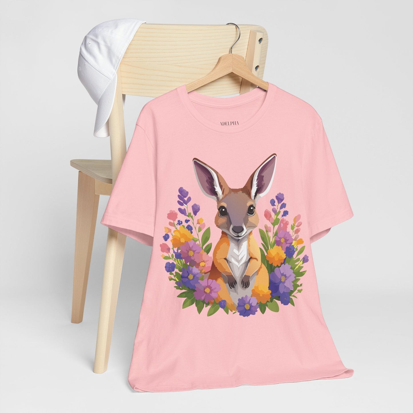 Adelpha Unisex Vintage Inspired Graphic Tee With Original Art Design Short Sleeve