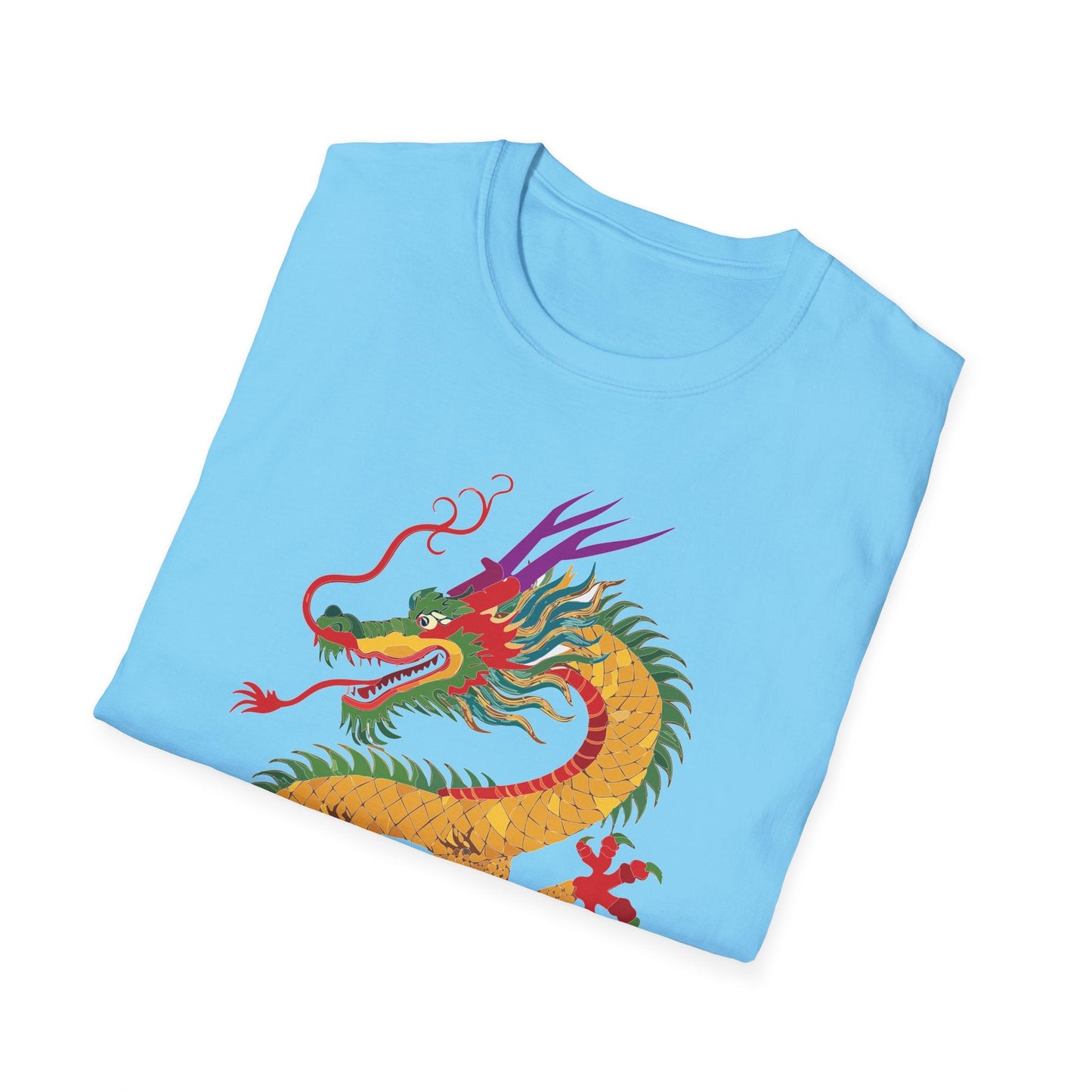 Dragon T Shirt Unisex Dragon Shirt Animal Design Softstyle Ring Spun Cotton Tee Comfort