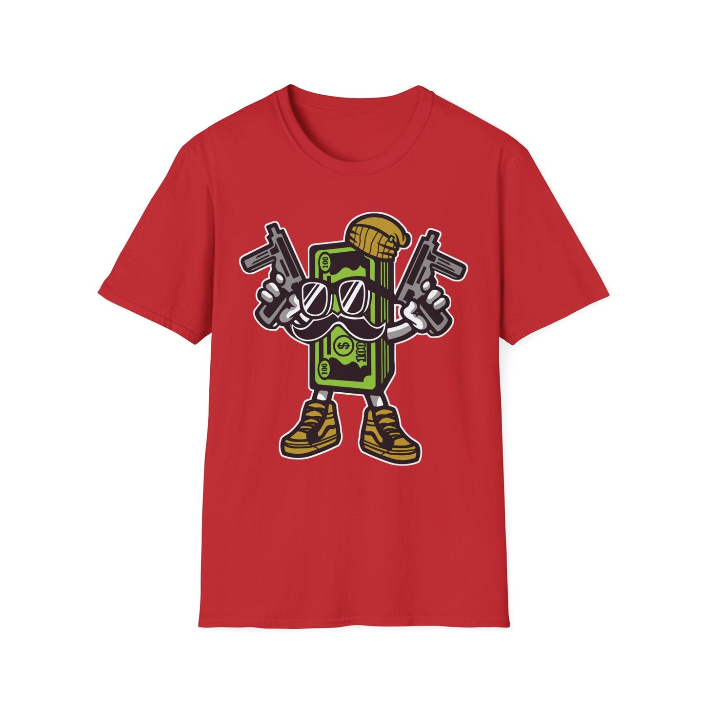 Cartoon T Shirt Animation Tee Funny Graphic Unisex Gildan Softstyle 64000 Cotton