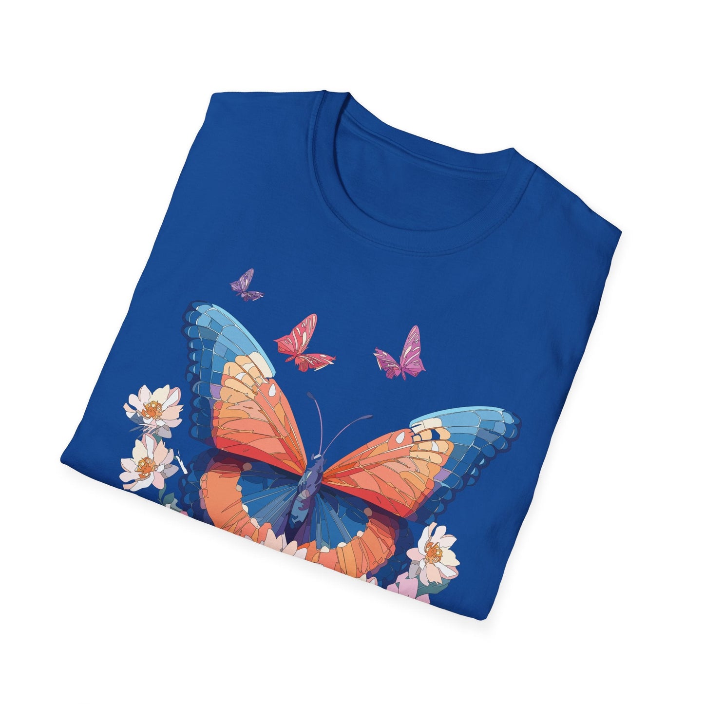 Monarch Butterfly Unisex Softstyle Tee Gildan 64000 Lightweight Breathable 100 Cotton Tee